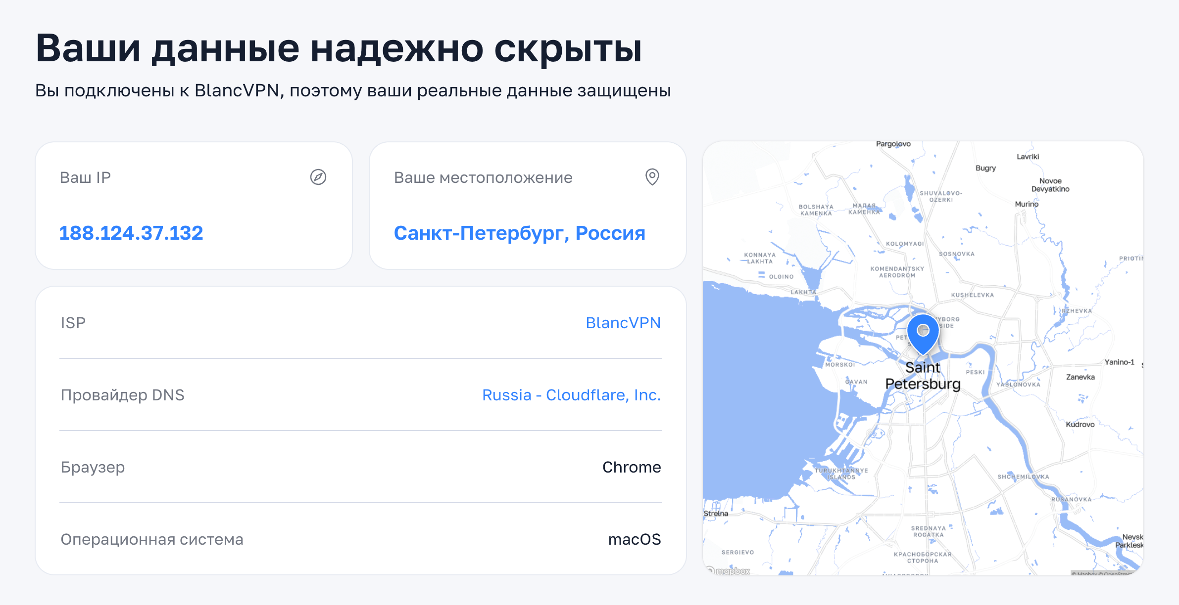 Сервис "Узнать мой IP"