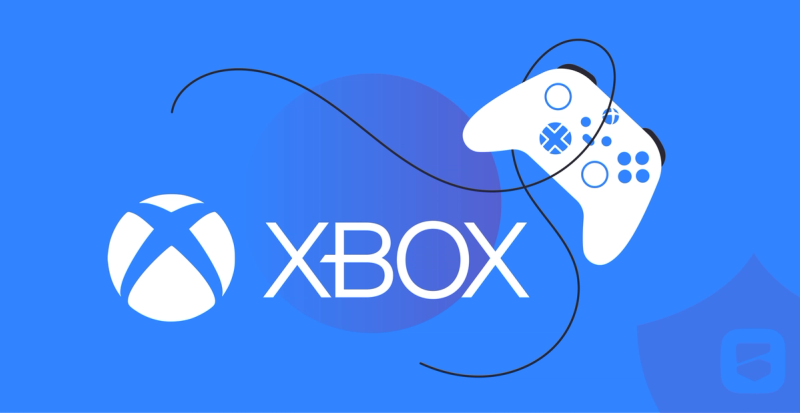 Логотип Xbox и геймпад